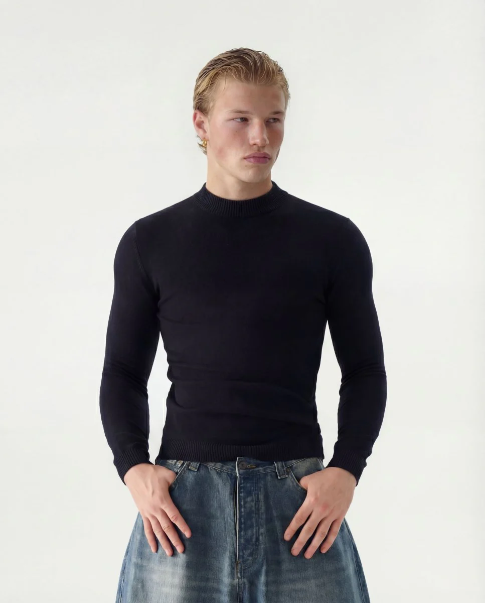 Fitted Knit Sweater